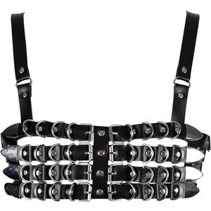 Leather Harness Top